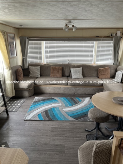 Seating area with new flooring