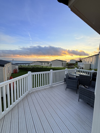 Sunset views on the veranda! 