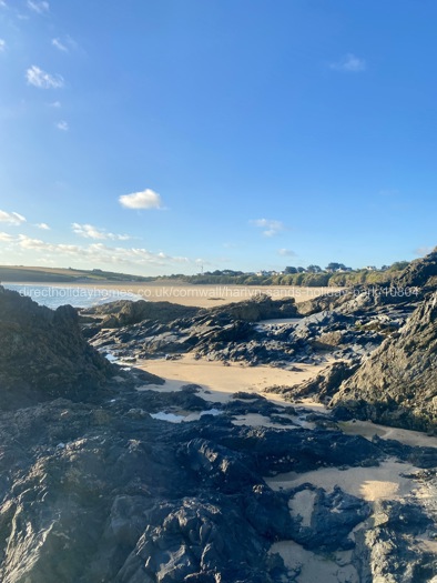 Harlyn beach scene