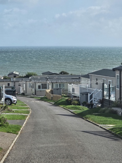 View from top of site