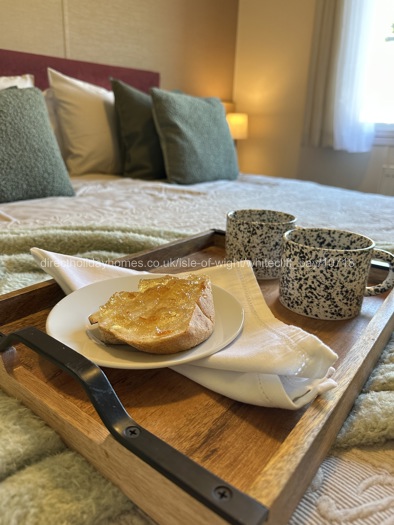 Breakfast in bed - master suit 