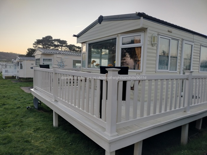 Relax on the decked patio area 