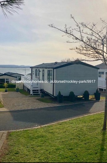 Holiday lodge with sea views at Haven's Rockley Park in Dorset.