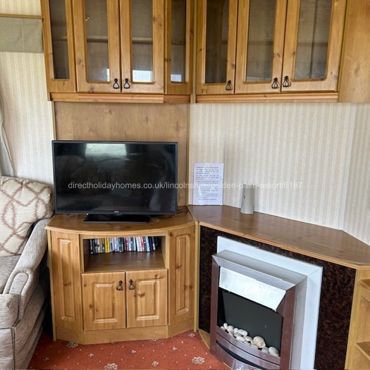 Electric fire in the lounge