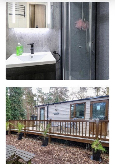 Bathroom and outdoors