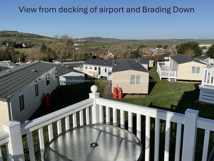 Decking view   Airport and Brading 