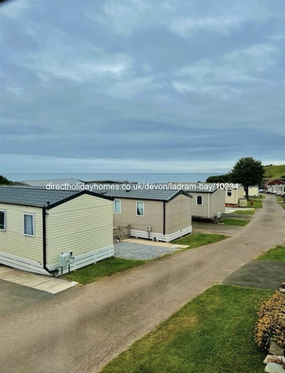 Pet friendly static caravan that sleeps 6 at Ladram Bay in Devon.