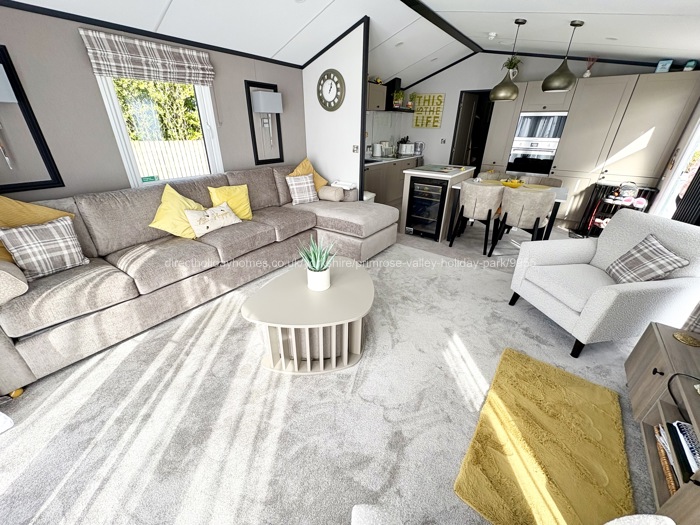 Lounge and kitchen