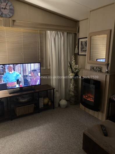 Lounge with fireplace