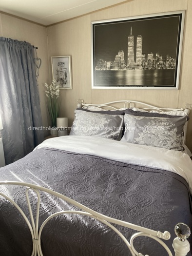 King bed in master bedroom 