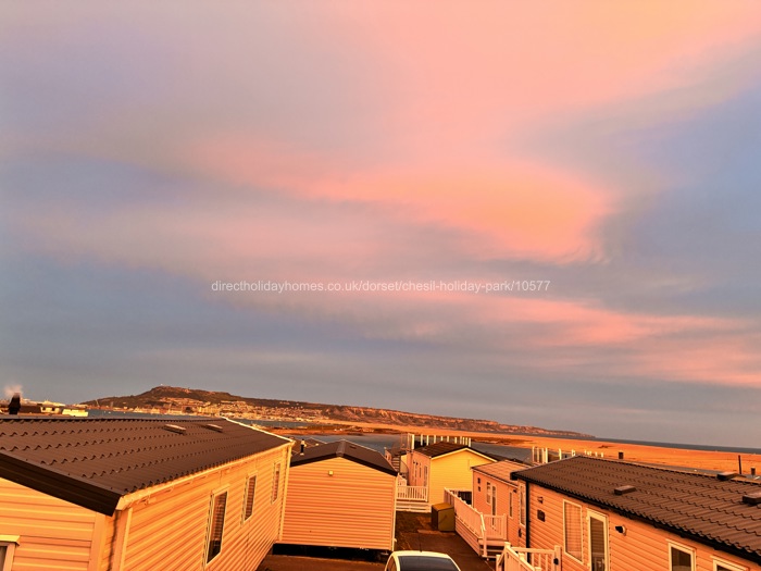 Sunset over Portland