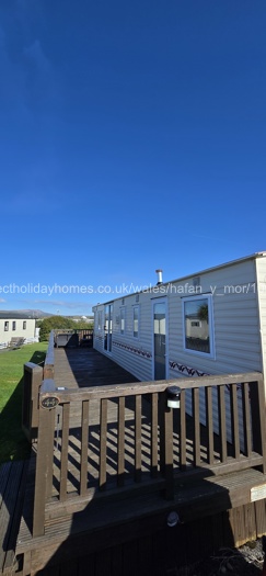 Huge enclosed decking area + views!