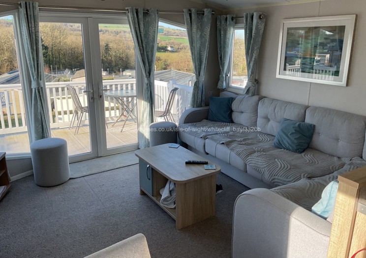 Lounge to patio doors and decking