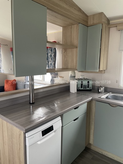 Modern kitchen with dishwasher