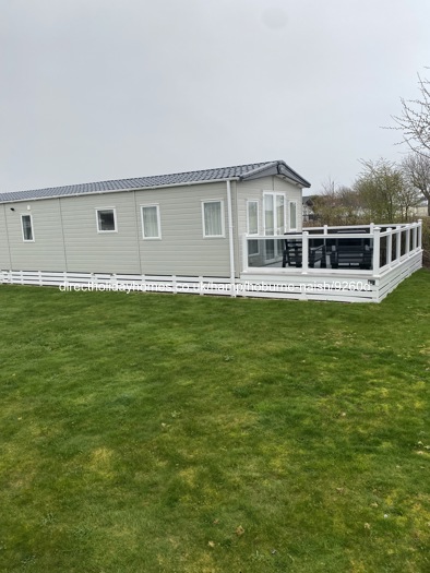 Two bedroom lodge at Hoburne Naish in Hampshire.