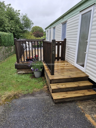Newly upgraded veranda with gate