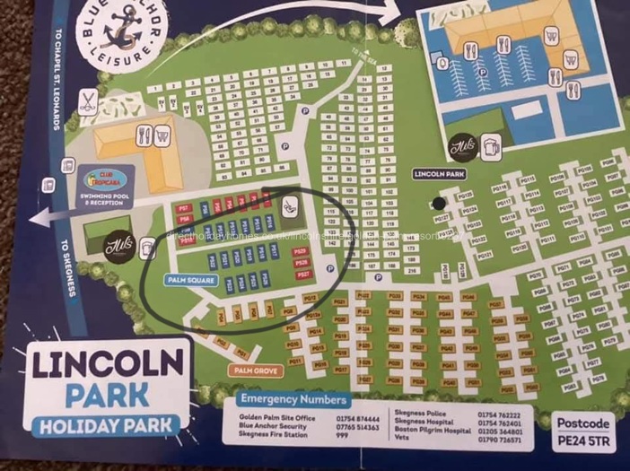 Location near entrance 