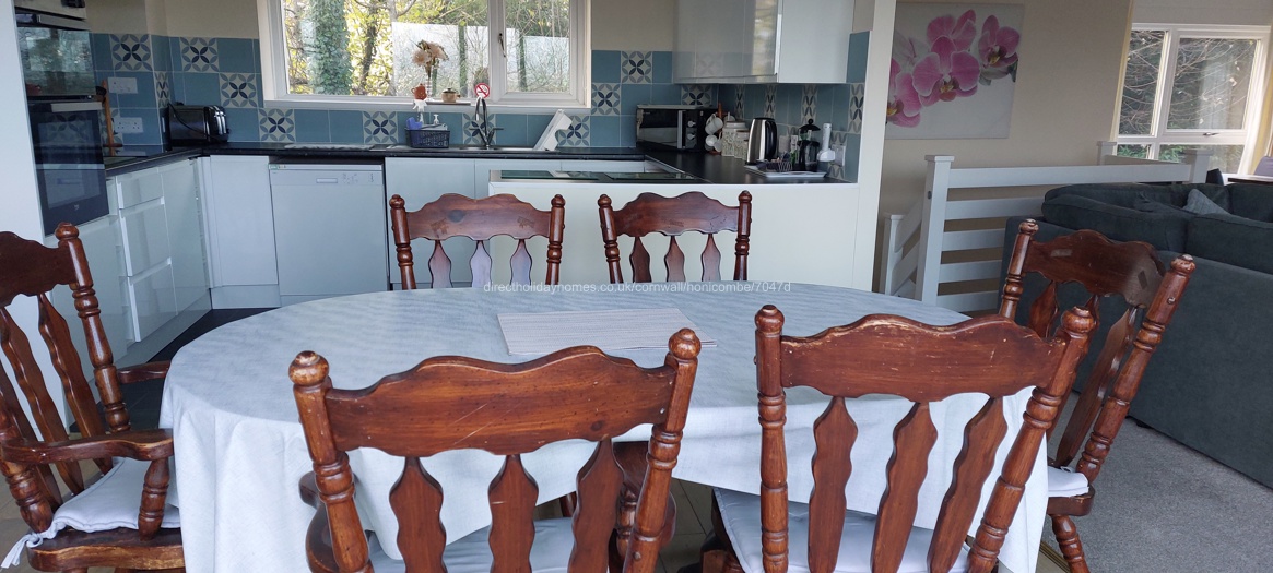 Dinning area into modern Kitchen