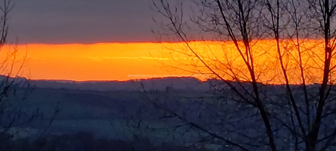 Sunrise from the holiday Home