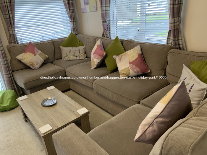 Lounge with sofa bed