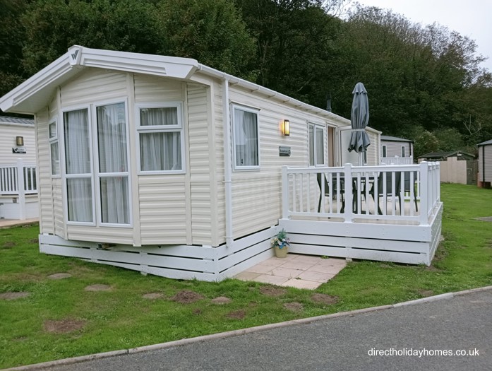 Static caravan for private sale in Wales