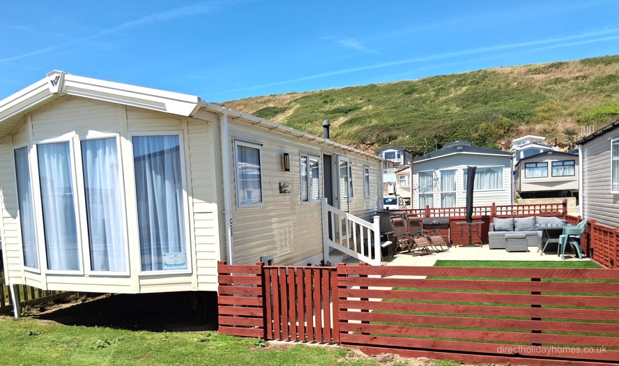 Static caravan for private sale in Dorset