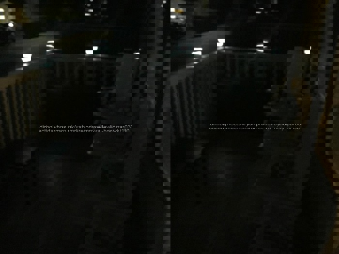 Night lights on decking 