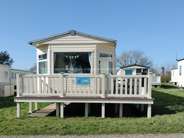 spacious wrap around decked patio