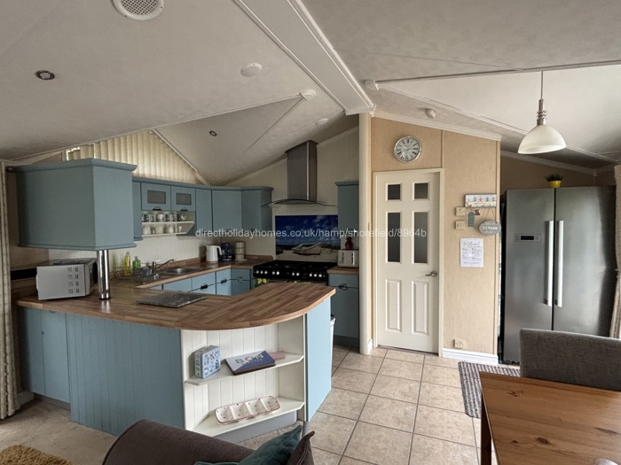 Spacious kitchen area