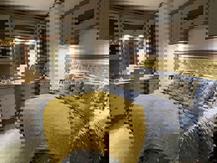 Master bedroom with King size bed