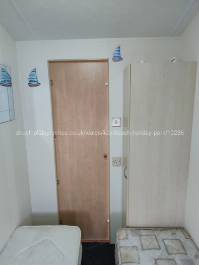 Wardrobes in both single bed rooms