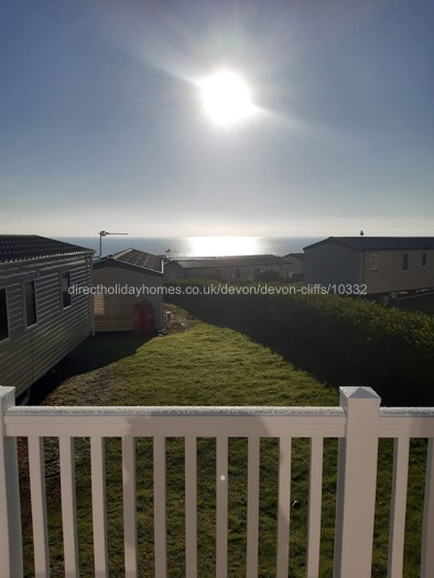 Sea view from the decking 