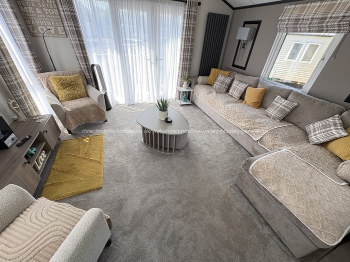 Lounge with French doors