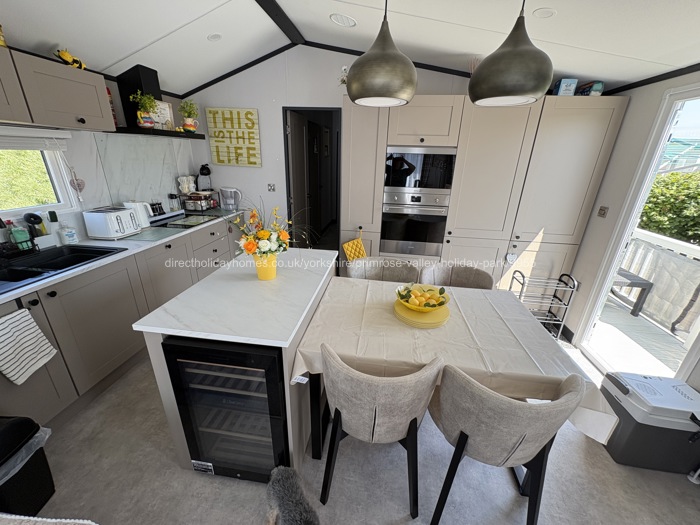 Kitchen and dining area