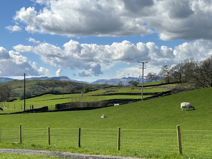 View towards the Langdale hills 
