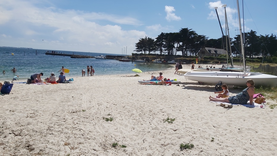 Sheltered beach at Lerat