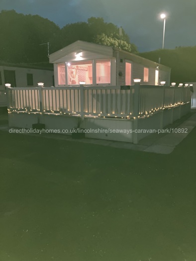 Out side at night 