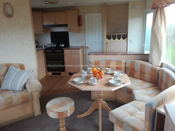 Dining area and kitchen