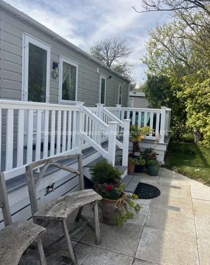 Patio seating.