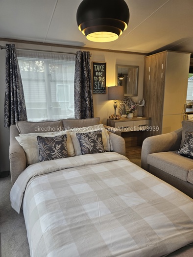 Sofa bed in the lounge 