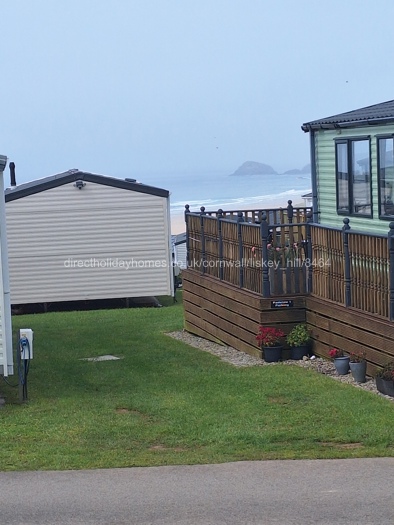 Sea view from decking 