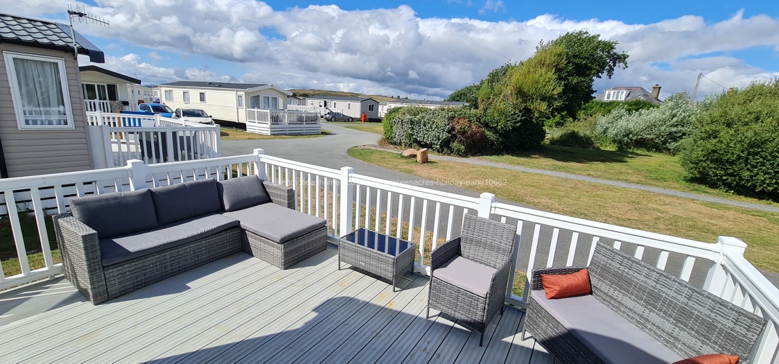Decking with new furniture Aug 26