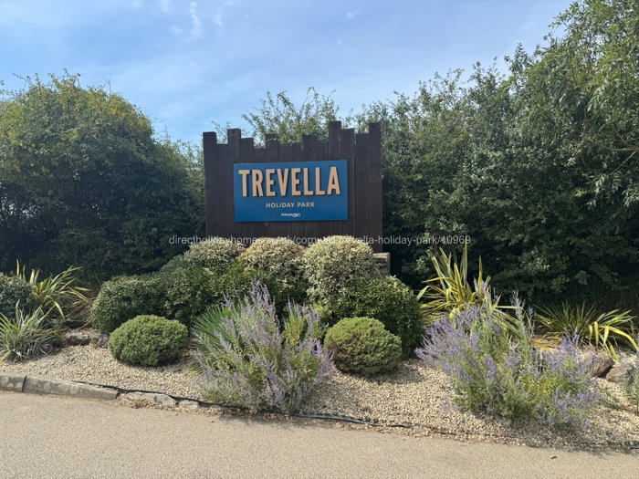 Entrance to holiday park