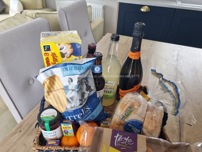 Welcome Pack of breakfast & treats