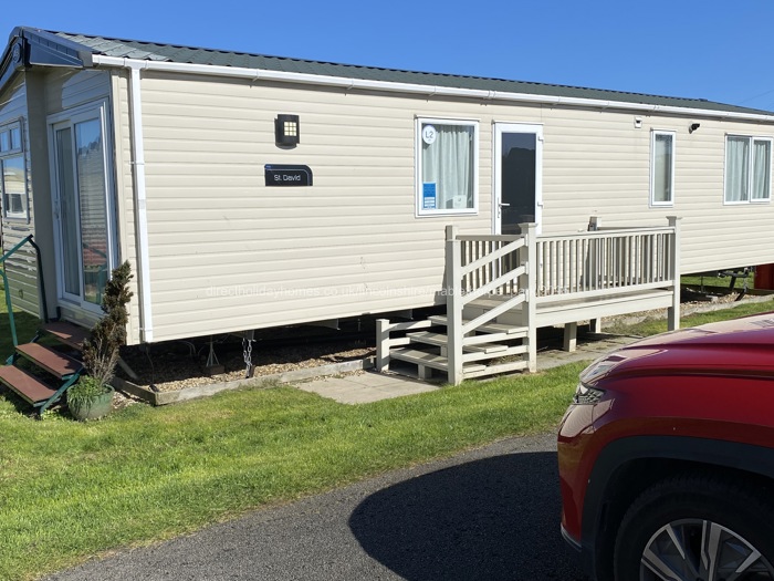 Parking close to caravan