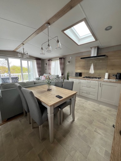 dining and kitchen area
