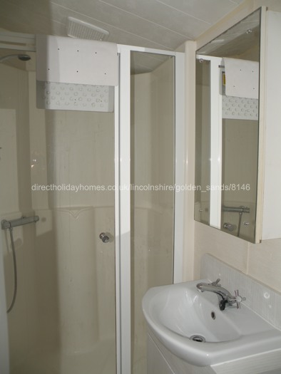 large shower enclosure