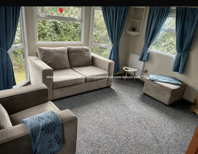 Living room with sofa bed 