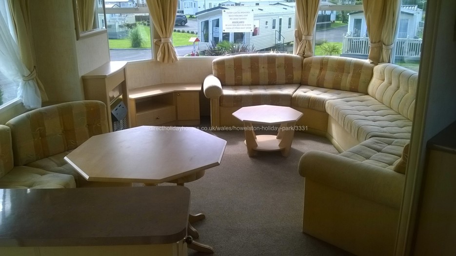 Caravan sitting room