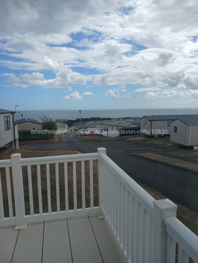 View from decking